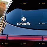 Ya en mundofriki.es: Luftwaffe - Calcomanía de vinilo de la Segunda Guerra Mundial de la Fuerza Aérea Alemana del Ejército de Alemania, paquete de 2, color blanco, 10,2 cm, para coche, barco, laptop, taza, sin fondo,