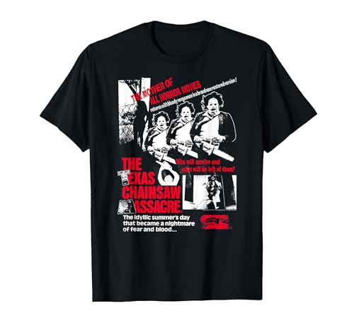 Image of The Texas Chainsaw Massacre Mother of All Horror Movies T-Shirt, Men, Black, XX-Large