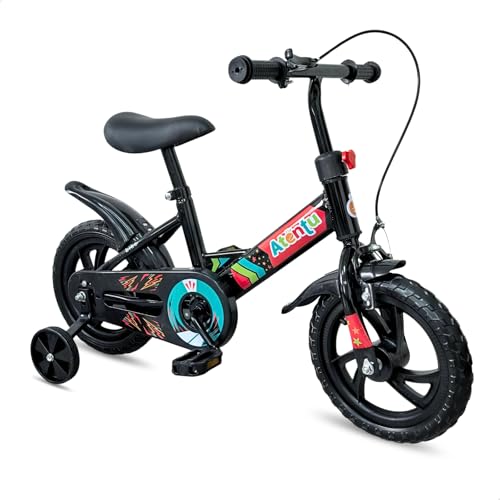 Bicicleta Infantil Aro 12 com Pedal e Rodinhas de Apoio
