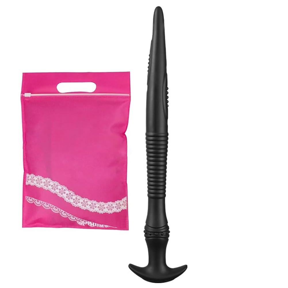 Liquid Silicone Butt Plug Super Long Anal Plug Soft Anus Vaginal Training Adult Sex Toy for Men Women