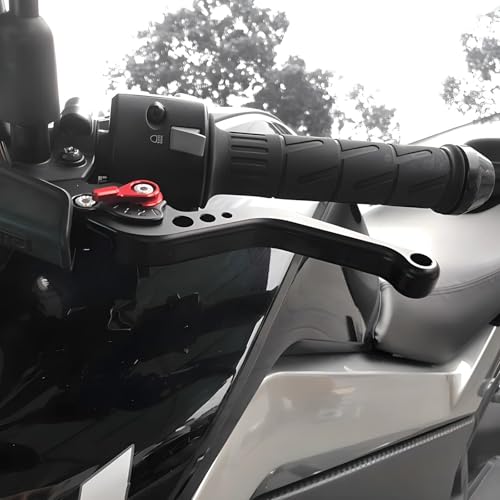 Leviers de frein Z650 réglables : commandes de moto courtes couleur bleu