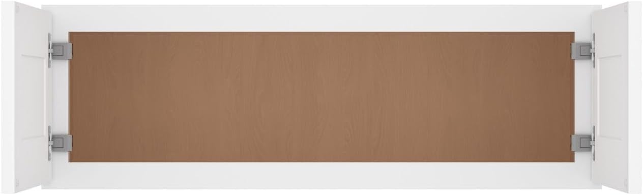 Furinno Shaker Wall Kitchen Cabinet 2-Doors, Ready to Assemble, 12 D x 36 W x 12 H, White