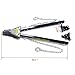 BaggySacky with Quick Disconnect Brackets and Chains Adjustable and Foldable Tow Bar 5000 lb fits 2
