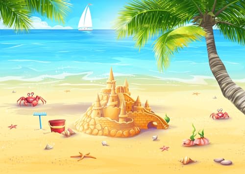 Fond tissu 3x2.5m arrière-plan photo plage pour studio