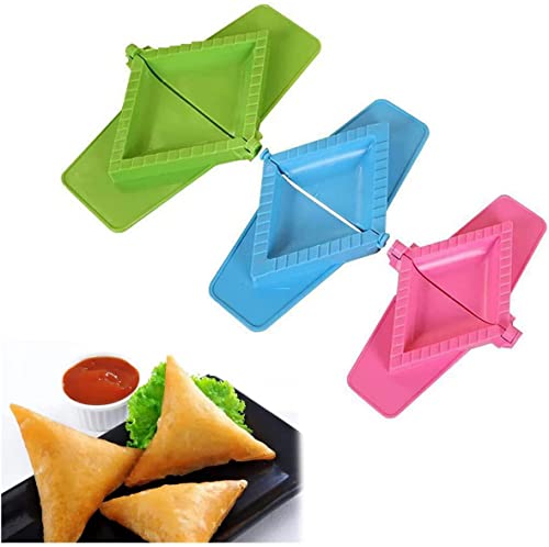 AOOPOO Triangle Hinged Mould Press for Samosa Ravioli Dumpling Pie Maker, Pierogi Dumpling Maker Set