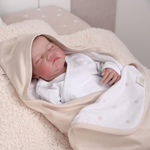 Couverture à capuche bébé en coton ours pour sortie bain - 3