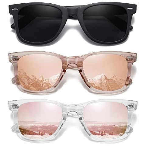 MEETSUN Retro Polarized Sunglasses Cover
