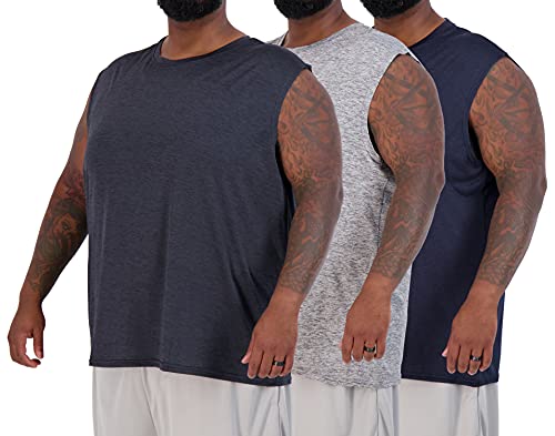 Image of Mens Big and Tall Active Dry Fit Tank Top