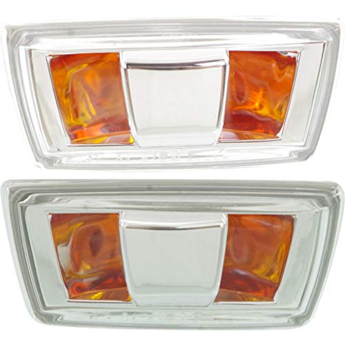 For Saturn Aura Side Marker Light 2007 2008 2009 Driver and Passenger Side | Pair | For GM2530133, GM2531133, GM2532102, GM2533102