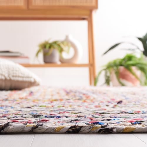 Safavieh Boho Rug for Living Room Dining Room, Bedroom - Cape Cod Collection, Short Pile, in Multi, 61 X 91 cm - Image 4