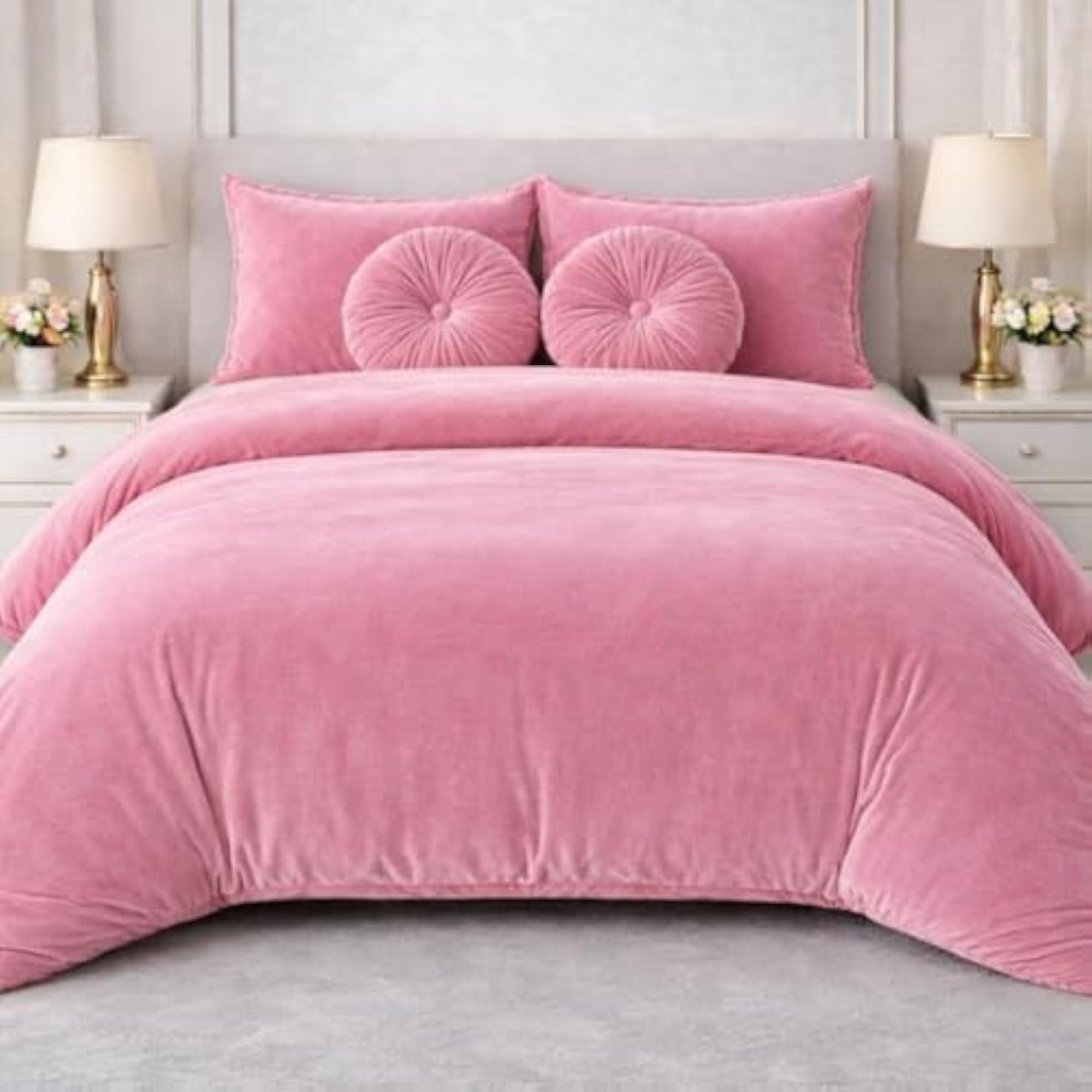 300 Thread Count Woollen King Size Bedding Set, 6-Piece
