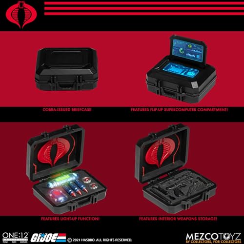 Mezco Brinquedos G.I. Joe estatueta lumineuse 1/12 Destro 17 cm