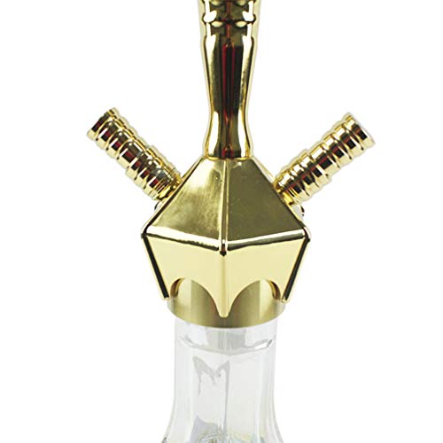 BJYX 70 cm/27.56 Zoll Huka mit 2 Schläuchen Shisha-Set aus Milchglas und Legierung für eine gesunde Erfahrung von… – Bild 6