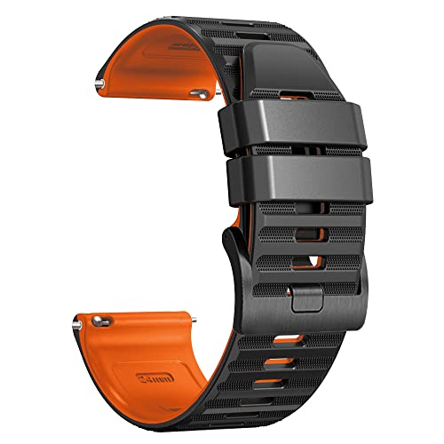 Ipartsonline Strap Compatible For Suunto 9/Suunto 9 Spartan/Suunto 9 Gps/Suunto 7 Smart Watch Band Silicone Sport Replacement Wristband #TOP2