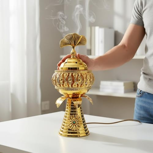 Quemador eléctrico difusor calentador perfume Baoblaze para hogar 5