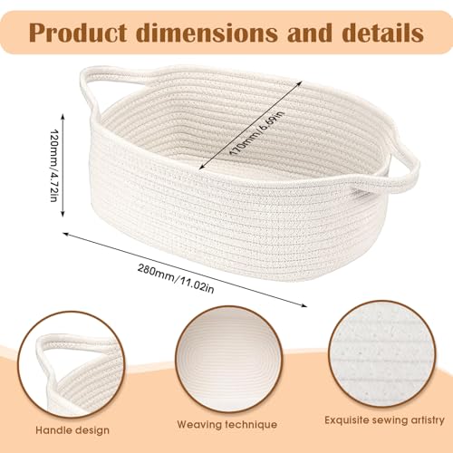 IIRC Präsentkorb Leer 2er Set, Geschenk Korb Flechten mit Zugschleifen & Transparent Geschenkfolie, Korb für Geschenke für Babyparty, Geburtstag, Ostern, Erntedank, Weihnachten
