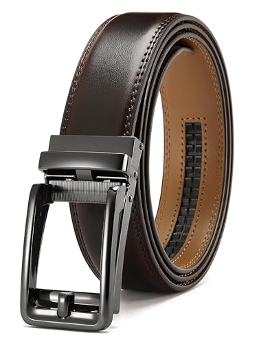 Image of CHAOREN Click Belts for Men - Mens Ratchet Belt 1 3 /8 inch for Dress Pants - Perfect Companion to Men's Oxfords