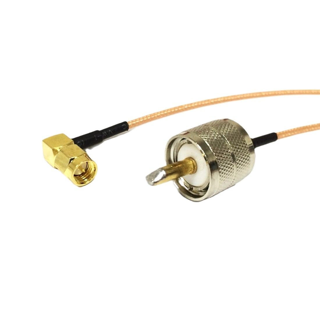 LIHUA SMA Femmina Maschio Interruttore UHF Ja-ck Plug SO239 Cavo Adattatore RG316 15cm 6inch (Tipo4,15cm)