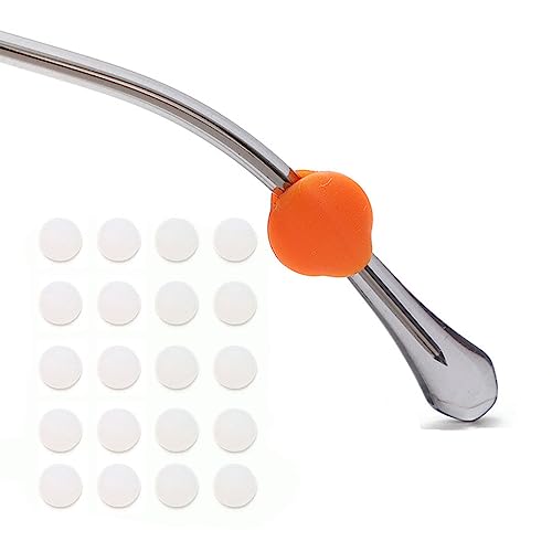 OPUGIT Brillen-Ohrgriffe 10 Paar Komfort Silikon Anti-Rutsch-Brillenbügel-Halterung Brillenhalter für Brillen Sonnenbrillen Lesebrillen M size Klar