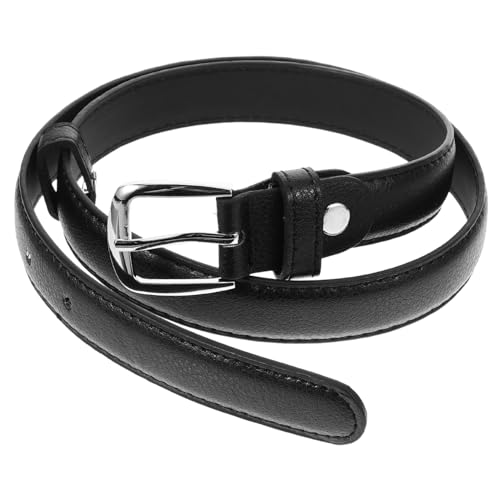 PartyKindom Belt Strap Versatile Artificial Leather Belt for Boys for Jeans and Casual Wear Stylish Buckle Design for Comfortable Fit