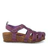 Inter Bios - Sandalia en Piel, cuña 4 cm 5300 para: Mujer Color: Lila Talla: 38
