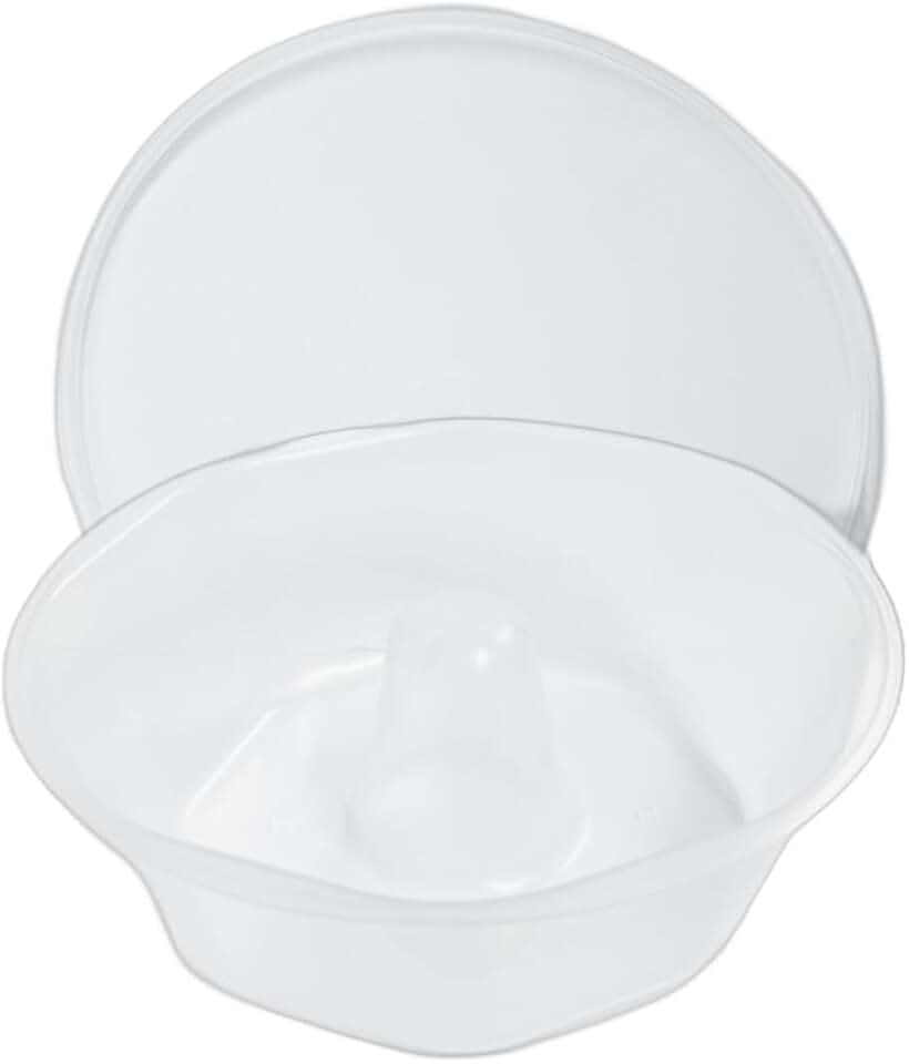 Forma De Pudim Com Tampa Forneável Grande 500ml 06un