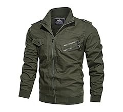 Men's Lightweight Cotton Military Jackets Spring and Autumn