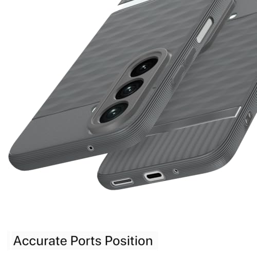 Image of Pikkme Back Cover for Samsung Galaxy M47 5G / A27 5G Camera Protection 3D Hexa Cube Design Silicone Protective Bumper Case (Grey)