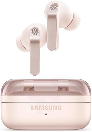 Samsung Galaxy Buds4 Pro, Fone de Ouvido sem Fio, Áudio Hi-Fi, Auto-falante Aprimorado (Rosé)
