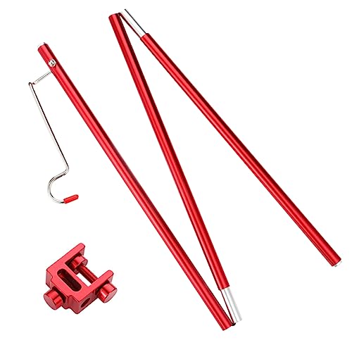 VICASKY Folding Lamp Stand for Camping Lightweight Light Pole for Outdoor Use for Picnic Hiking and Travel Compact Storage Design Durable and Sturdy Construction