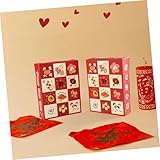 Abaodam 5 Piezas de Sorteo con Compartimentos para Evento de Año Vacía para Lotería con Color Brillante y Resistente para Regalos