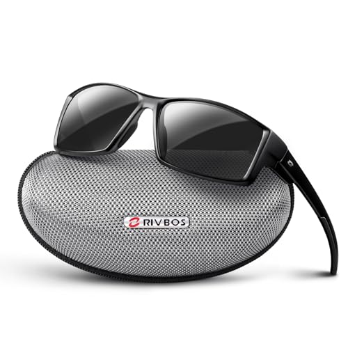 RIVBOS Polarized Mens Sunglasses Fashion UV Protection Sports Driving Baseball Golf Fishing...