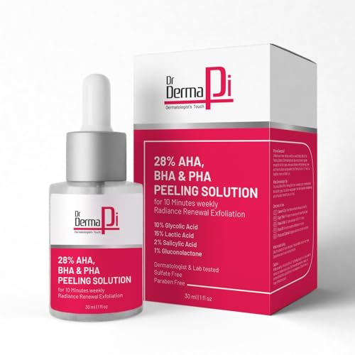 Image of 28% Aha+Bha+Pha Peeling Solution, 10-Minute Facial, Exfoliating serum,Reduces Blemishes&Dark Spots (30ML)