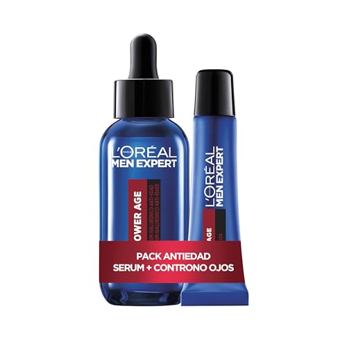 L'Oréal Men Expert Power Age Contorno de Ojos Anti-Edad y Sérum Hialurónico Anti-Edad