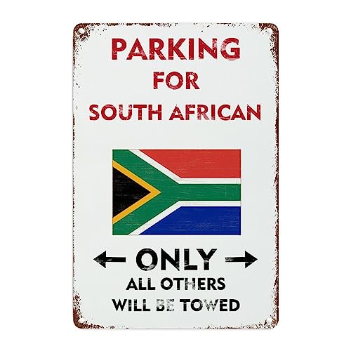 Parking for South Africa Only All Others Will Be Towed ���^���T�C�� 8x12 ���B���e�[�W ���H �X�g���[�g �x�� ���m�点 �A���~�ʊŔ� ����&���O���� �h���A���~�T�C�� �E�H�[���A�[�g