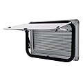 RV Window, RV Emergency Window 30" x 20", Cargo Camper Replacement Pop Out EXIT Windows with Shade Glass, Emergency Exit Window for RV, Camper, Trailer
