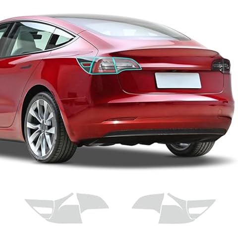 FDAIUN for Tesla Model 3 2017-2024 PPF Tail Light Paint Protective Film Self Healing 8.5mil TPU HD Film Scratch Protector Exterior Accessories Cover