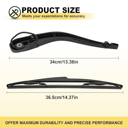 Brazo limpiaparabrisas trasero 350 mm compatible con Scudo, Jumpy y Expert 6