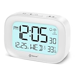 Geevon Atomic Alarm Clock for Heavy Sleepers – Mini Digital Clock with Snooze, 10 s Backlight item