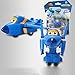 Jerome - Super Wings Trasformante Bambola Puzzle Giocattolo del Ragazzo Bambino Deformazione Robot Set Super Ali Playset L5CM Mini Robot Creativi, Decorazione della Stanza Regalo di Festa