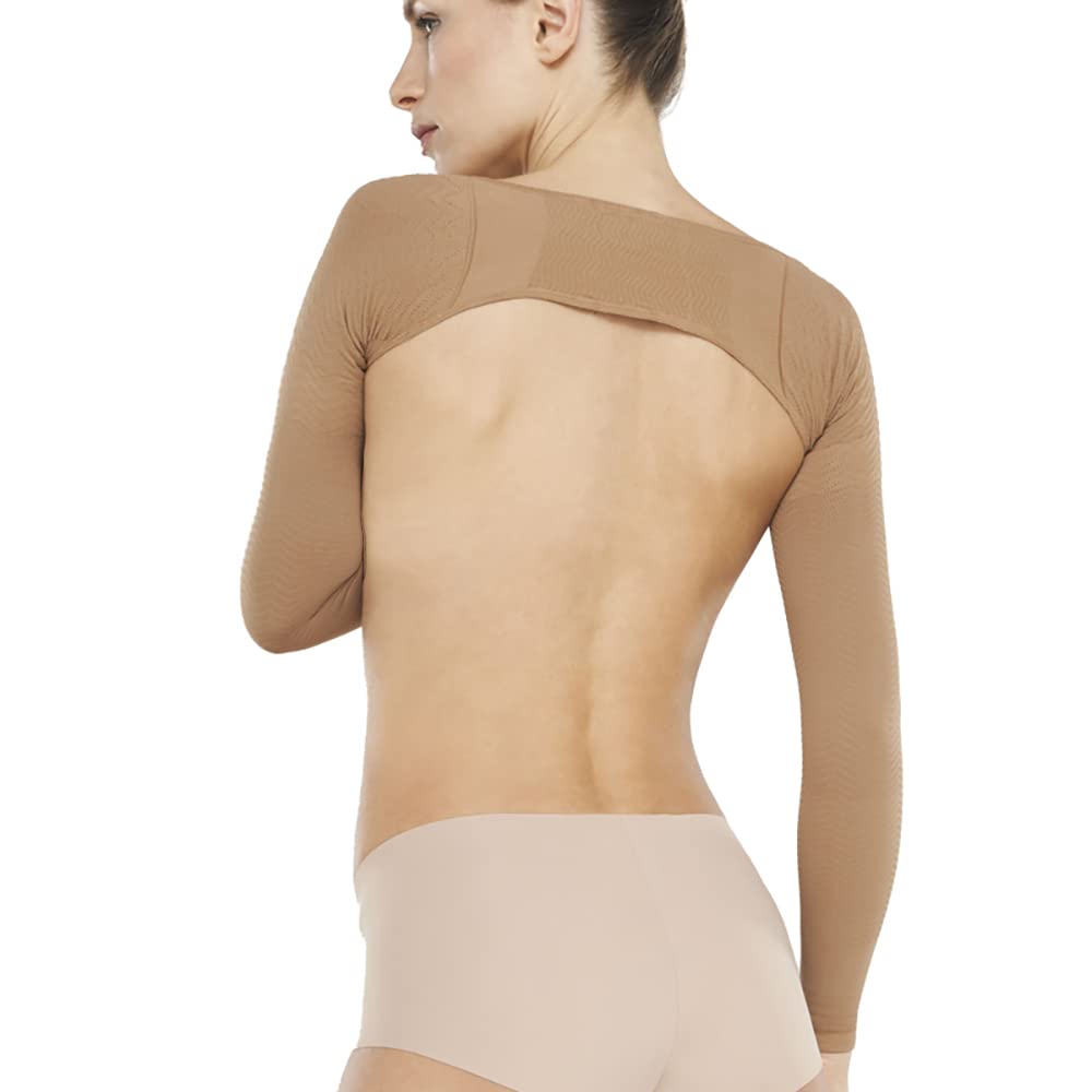 SOLIDEA Manga Compresion Brazo Unisex Slimming Sleeves Compresión Graduada 15/21 mmHg | Mangas Compresion Por Linfedema, Mangas Para Brazos Mujer, Mangas Para Brazos Hombre