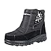 Xiangdanful Damen Herren Winterschuhe Warm Gefütterte Winter Schneestiefel Trekkingschuhe Wanderhalbschuhe Winterboots rutschfest Outdoor