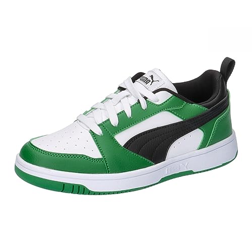 PUMA Unisex Kinder Rebound V6 Lo Jr Turnschuhe, Puma White Puma Black...