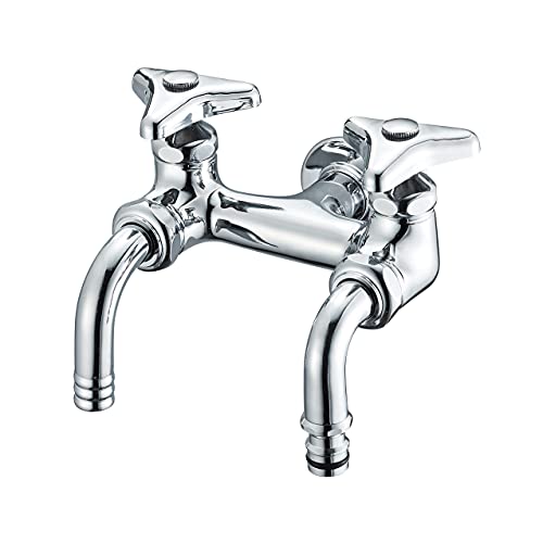 SANEI 散水用二口ホーム水栓 呼び13用 ジョインター接続 F136V-13 シルバー