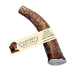 Silver Gate Antlers Elk Antlers for Dogs - Large 6 to 7 Inch Antler Dog Chew, Whole - USA Made All Natural Elk Dog Chews - Long Lasting Durable Chew Toys for Aggressive Chewers