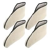 [KOCKSHION] ウール厚手ブーツライナー2足組 メンズ冬用スノーブーツソックスインサート 防寒保温ハイキングと狩猟用寒冷地対応