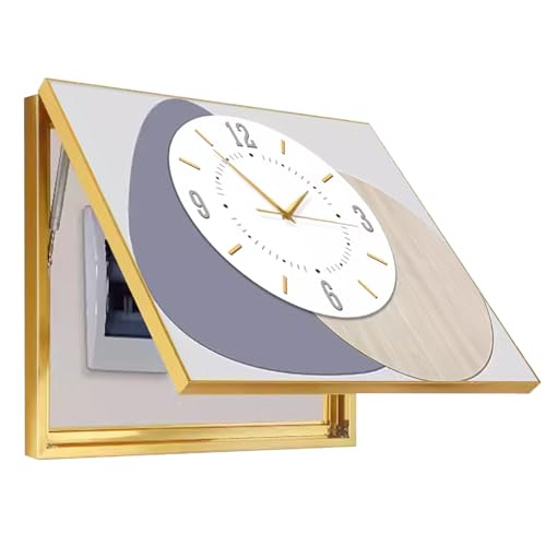 dvnFWKc Decorative painting of electric meter box, hidden painting of vertical electric panel, wall hanging painting of distribution box(E,60x50cm/23.6x19.7inch)