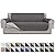 Easy-Going Sofa Slipcover Reversible Sofa Cover Water Resistant Couch Cover Furniture Protector with Elastic Straps for Pets Kids Children Dog Cat(Oversized Sofa, Gray/Light Gray)