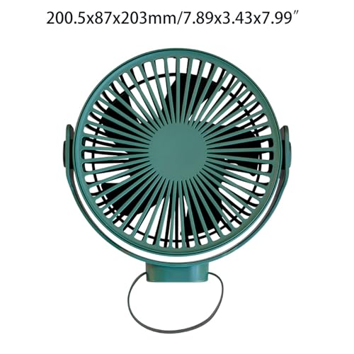 Ventilador de camping USB de 5V y 4 velocidades ideal para techo de tienda o viaje 3