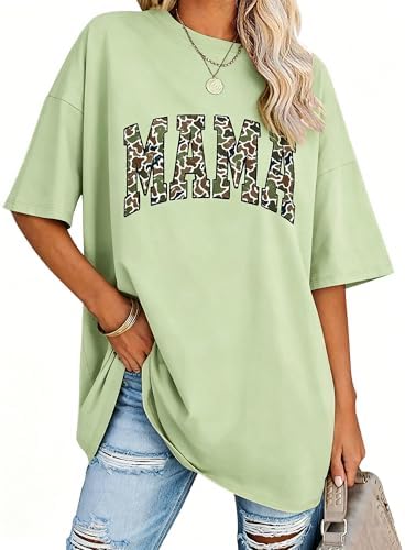 Oversized Mama Shirts for Women Cam...